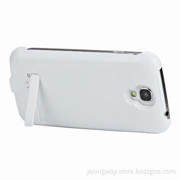 S-view Flip Battery Case with Call Reminder for Galaxy S4, Customized Logos, Colors Welcomed
